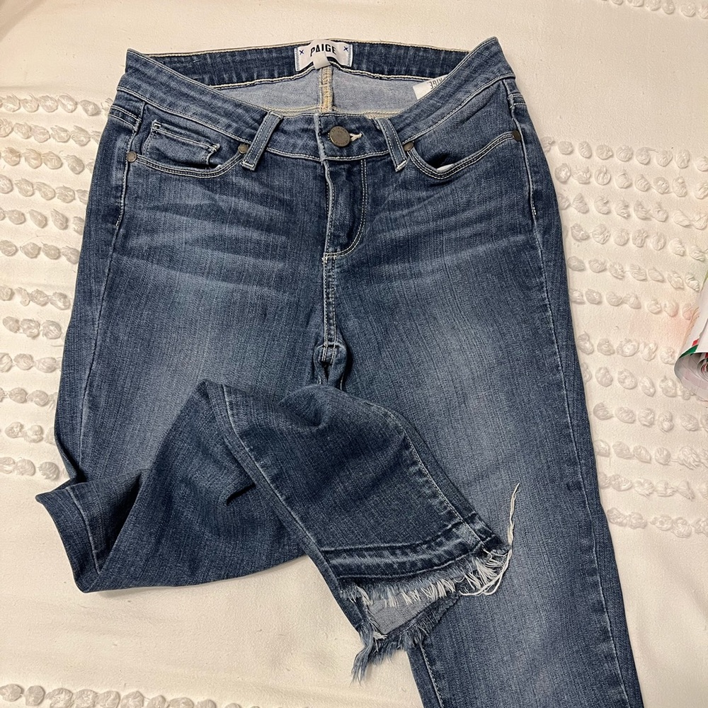 Paige size 26 skinny jeans